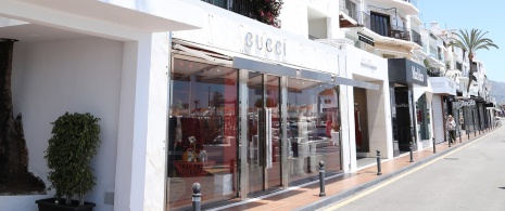 Schaufenster in Puerto Banús, Marbella