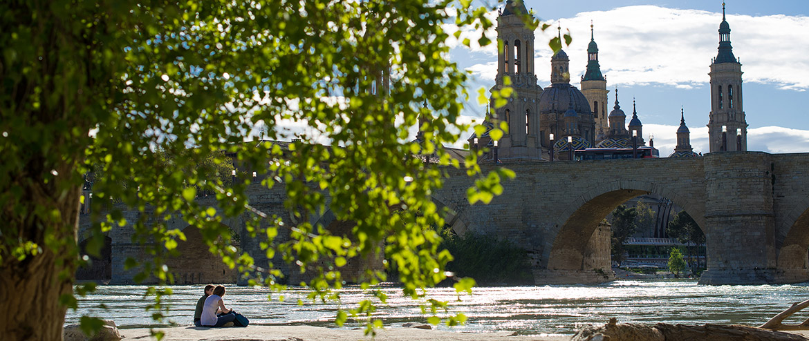 Stone Bridge and Basilica of El Pilar