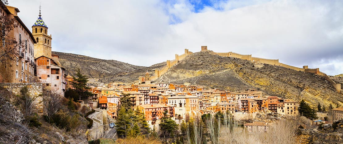 Vue d'Albarracín. Teruel Vue d'Albarracín. Teruel