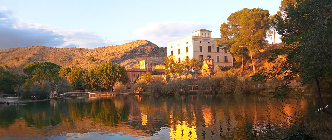 Lago Termal de Alhama de Aragón. Zaragoza