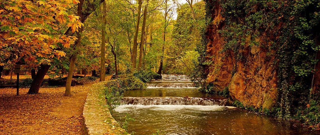 Die Natur beim Monasterio de Piedra Die Natur beim Monasterio de Piedra