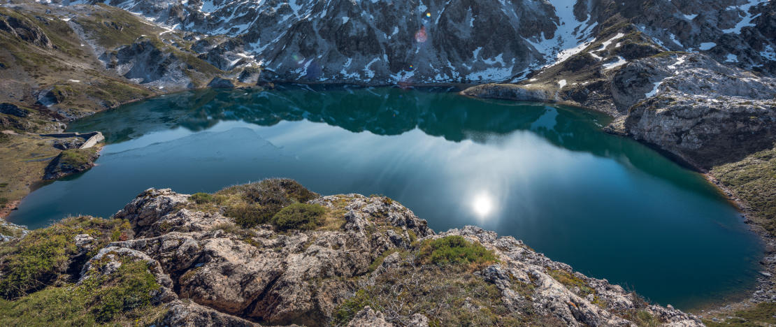 Lac Calabazosa dans la réserve de biosphère de Somiedo