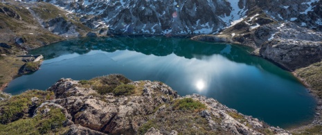 Calabazosa Lake in the Somiedo Biosphere Reserve
