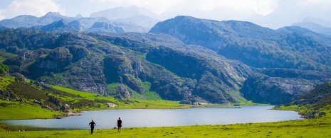 Lac Ercina aux lacs de Covadonga, Asturies