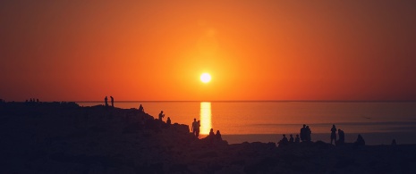  Un coucher de soleil à Minorque 