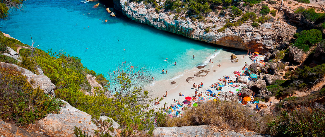 マヨルカ島サンタニーのモロの入り江