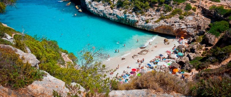 Caló des Moro w Santanyi na Majorce