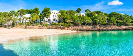 Vue de la Cala Gran à Majorque, îles Baléares