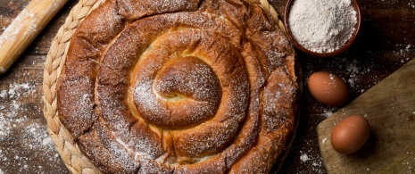 Ensaimada, a typical pastry from Mallorca