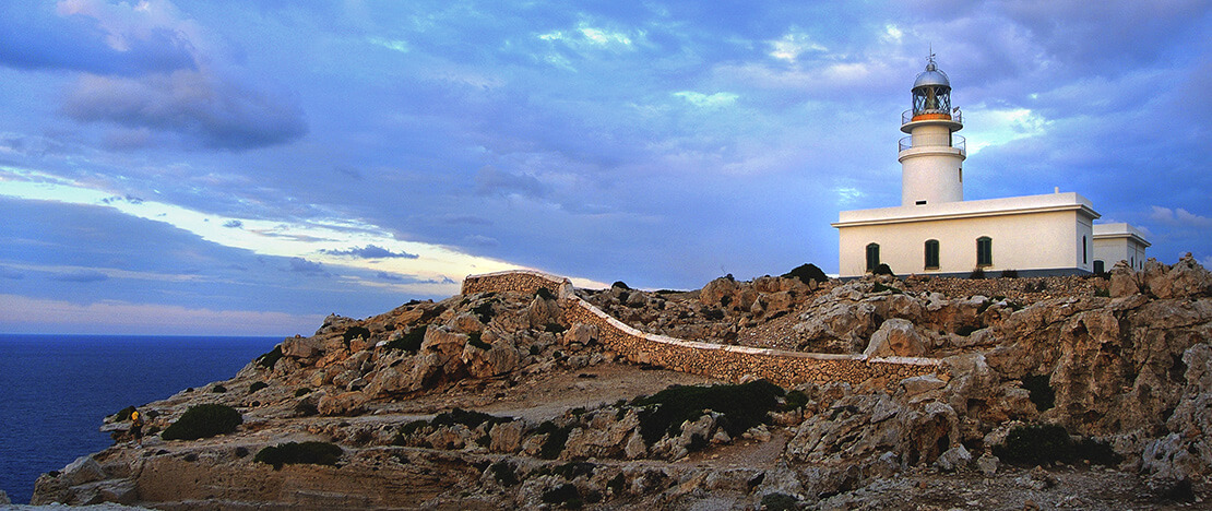 Farol de Cavalleria no Camí de Cavalls, Menorca