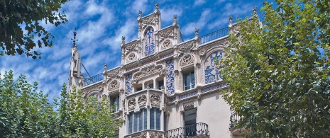 Detalhe do Antigo Grande Hotel, atual CaixaForum. Palma