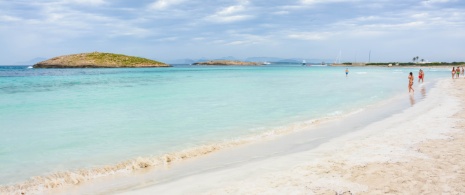 Spiaggia di Ses Illetes a Formentera, isole Baleari