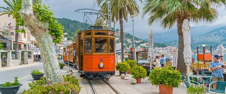 Tren de Sóller train. Majorca