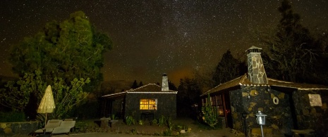 Country house lodge with Starlight denomination at La Palma, Canary Islands