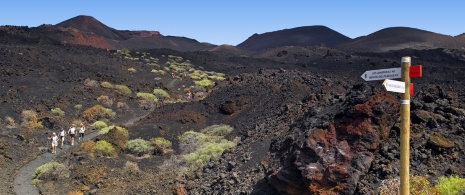 Route des volcans - GR 131, à La Palma (îles Canaries)