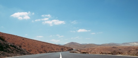 Carretera en Fuerteventura