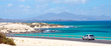 Playa de Corralejo en Fuerteventura