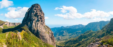 Vue du parc national de Garajonay à La Gomera, îles Canaries