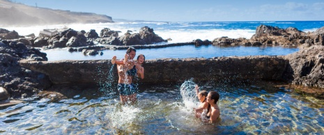Natural swimming pools in the Canary Islands