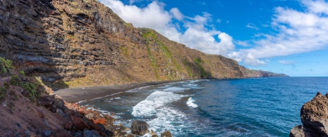 La spiaggia di Nogales, isole Canarie.