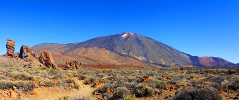 Vista del Parque Nacional del Teide, en Tenerife