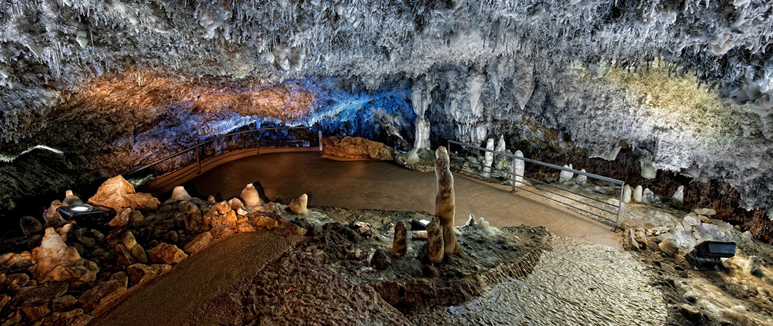 La grotte El Soplao, Cantabrie