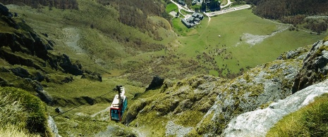 Punkt widokowy Cable w dolinie Liébany w Picos de Europa, Camaleño