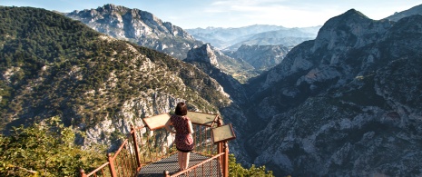 Widok na punkt widokowy Santa Catalina, Picos de Europa