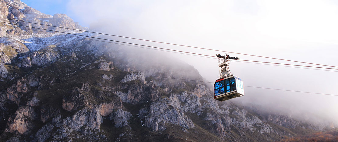 Fuente Dé cable car in Picos de Europa, Cantabria  Fuente Dé cable car in Picos de Europa, Cantabria