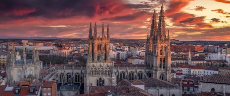 Blick auf Burgos