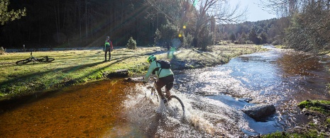 Ciclista MTB a Soria Ciclista MTB a Soria
