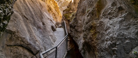 Schluchtenweg La Yecla in Santo Domingo de Silos, Burgos