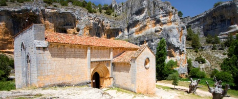 San Bartolomé Chapel in the Cañón del Río Lobos Natural Park (Soria)