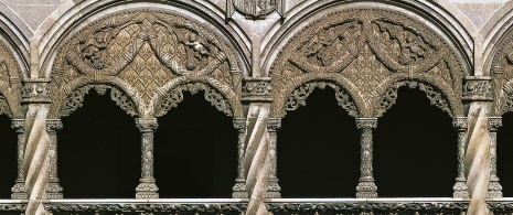 Museo Nacional de Escultura. Arcos del patio interior. Valladolid