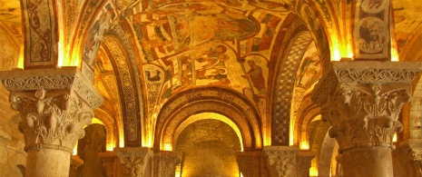  レオンのサン・イシドロのロマネスク様式のフレスコ画
