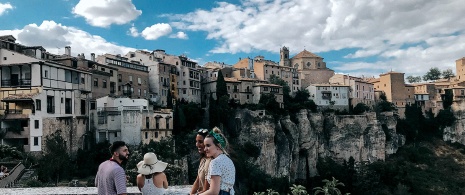 Hängende Häuser in Cuenca, Kastilien-La Mancha