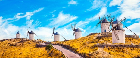 Molinos en Consuegra, Toledo