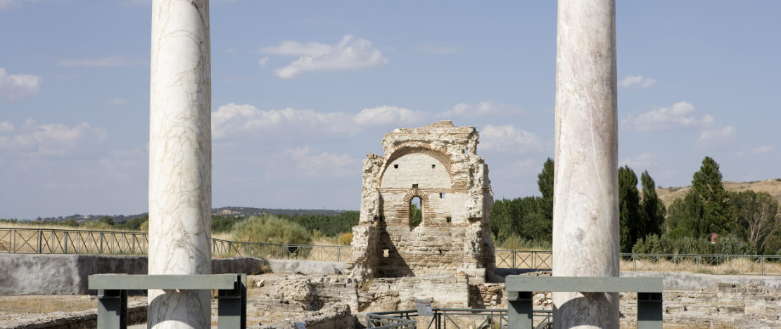 Руины римского города в археологическом парке Карранке, Толедо