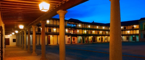 Plaza Mayor in Tembleque, Toledo