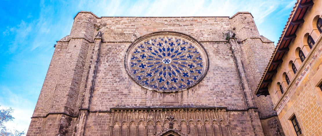 Basilica di Santa María del Pi, Barcellona. Basilica di Santa María del Pi, Barcellona.