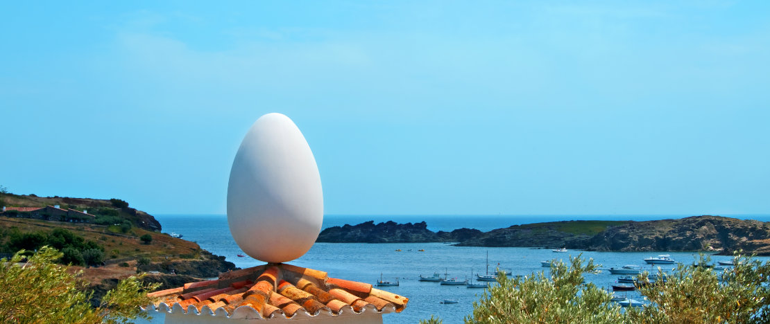 Detail of Salvador Dalí’s house at Portlligat in Cadaqués, Girona