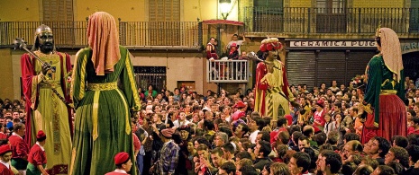 パトゥム祭りベルガ。バルセロナ