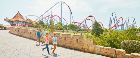 L’espace Chine à PortAventura, en Catalogne