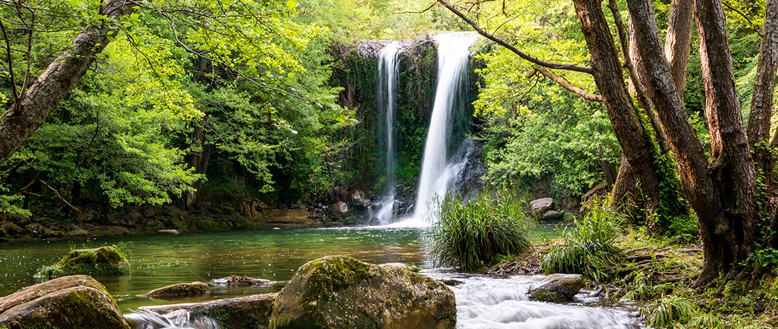 Wasserfall Santa Margarida, Les Planes d’Hostoles, Girona Wasserfall Santa Margarida, Les Planes d’Hostoles, Girona