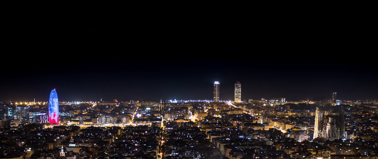 Views of Barcelona with the Torre Glòries (formerly Torre Agbar) Views of Barcelona with the Torre Glòries (formerly Torre Agbar)