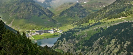 Widoki na Vall de Nuria (Girona)