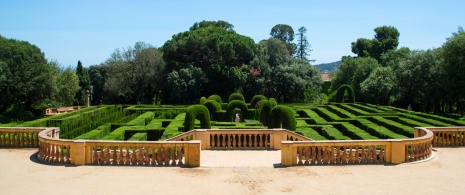 View of the Laberint d'Horta in Barcelona, Catalonia