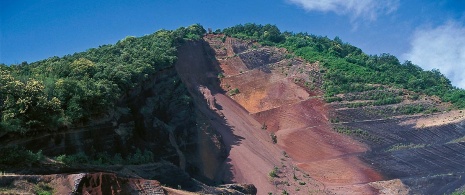 Volcán Croscat en Santapau. La garrotxa. Girona