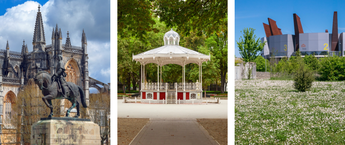 Detailansicht der Kathedrale Santa María, Park La Florida und Sportpavillon Fernando Buesa Arena in Vitoria in Álava, Baskenland © Rechts: Basotxerri Detailansicht der Kathedrale Santa María, Park La Florida und Sportpavillon Fernando Buesa Arena in Vitoria in Álava, Baskenland © Rechts: Basotxerri