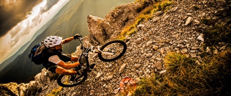 Mountain biking